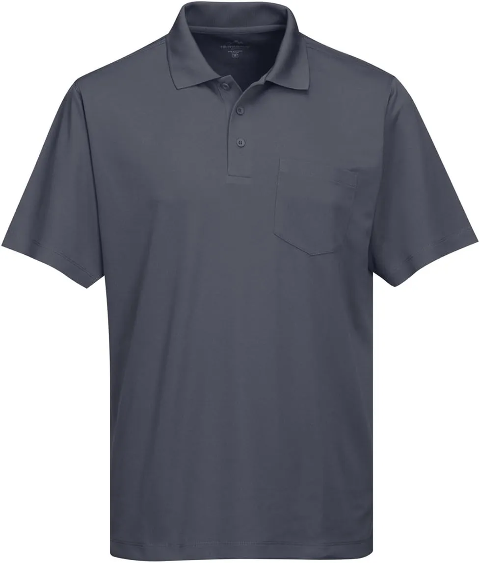 Tri-Mountain Men's Polyester Shirt W/Pocket