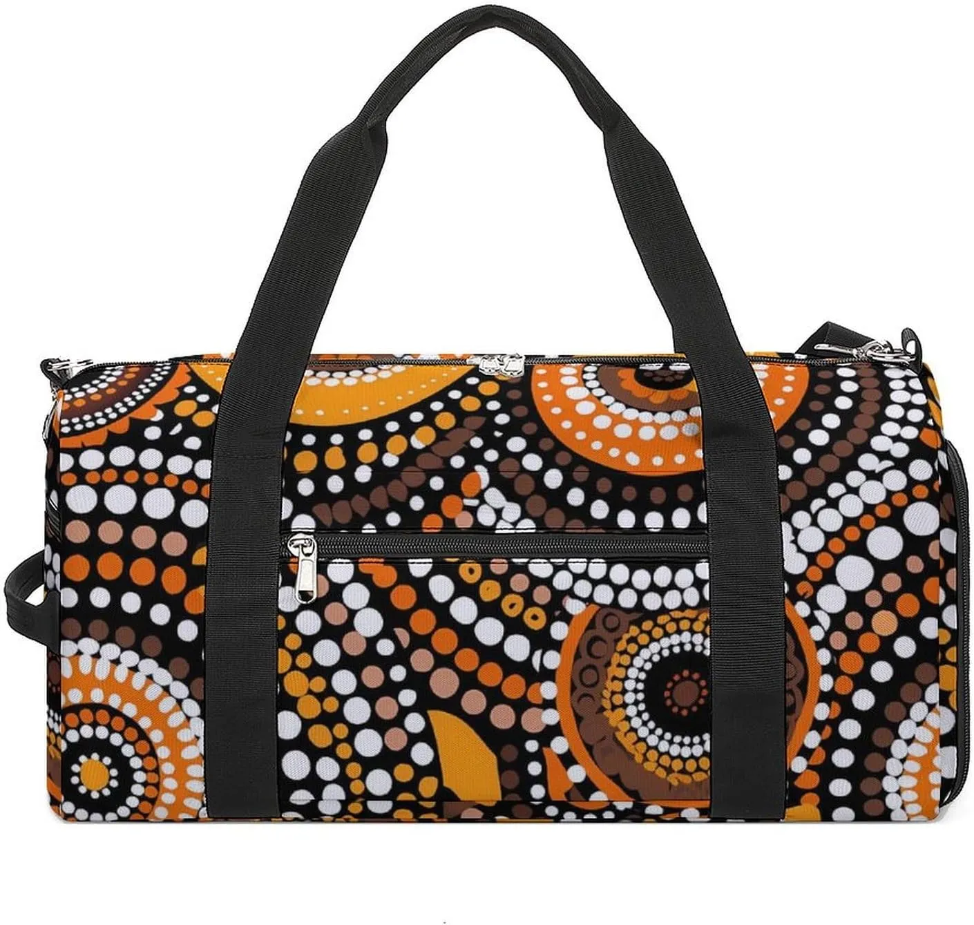 Tribal Dots Gym Bag for Men Women Lightweight Duffel Bag Sports Workout Bag for Travel Yoga