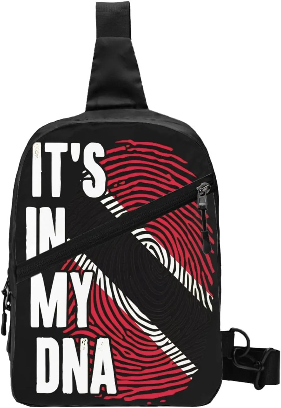 Trinidad and Tobago It's in My Packable Crossbody Bag Portable Sling Bags Foldable Travel Daypack Reusable Sports Shoulder Backpack Diagonally Chest Bag for Workout