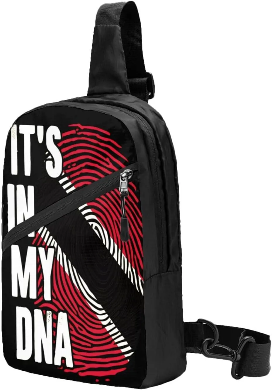 Trinidad and Tobago It's in My Packable Crossbody Bag Portable Sling Bags Foldable Travel Daypack Reusable Sports Shoulder Backpack Diagonally Chest Bag for Workout