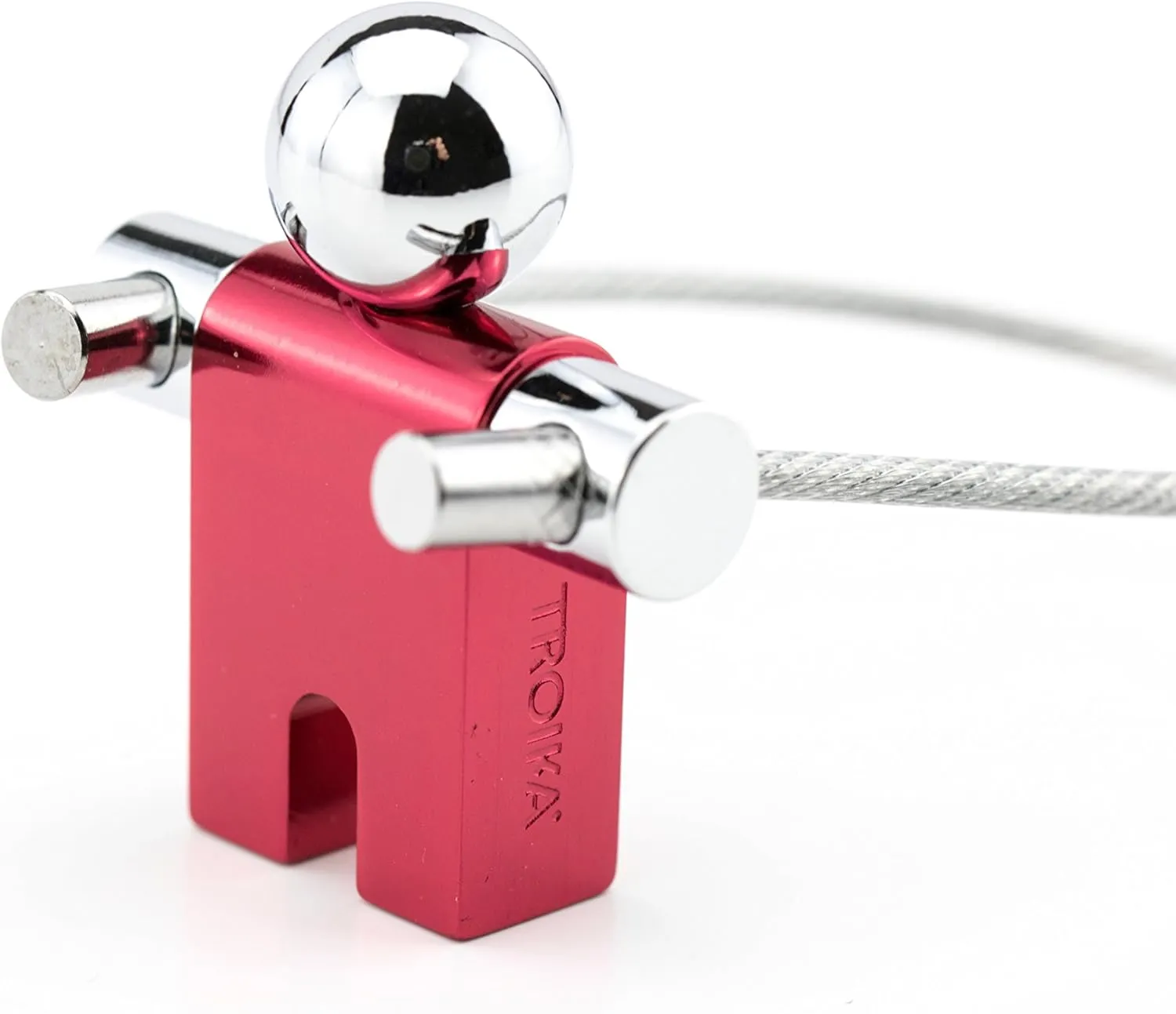 Troika Jumper Key Chain, Red (KYR71CR)