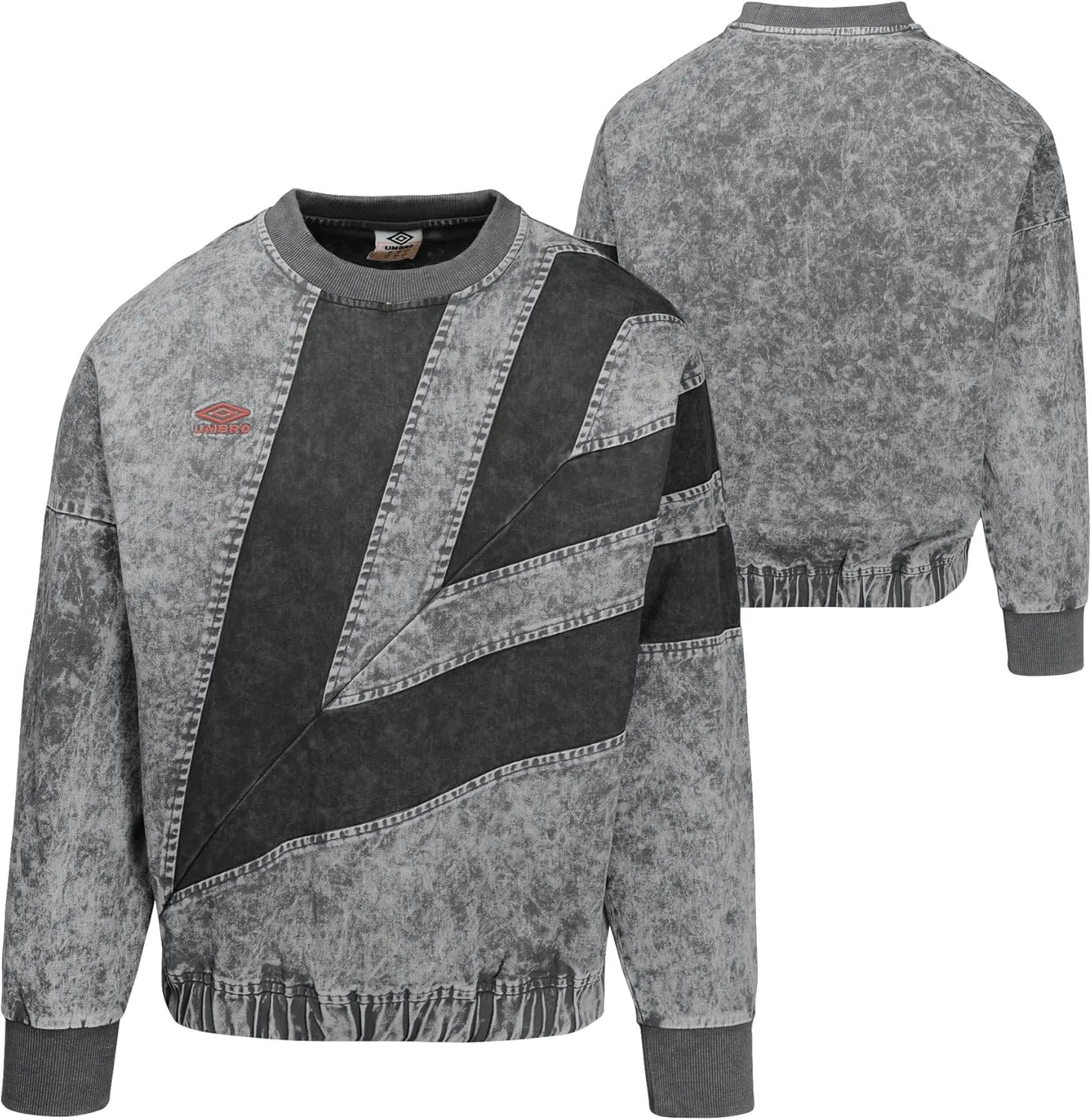 Umbro Men's Washed Diamond Drill Sweater