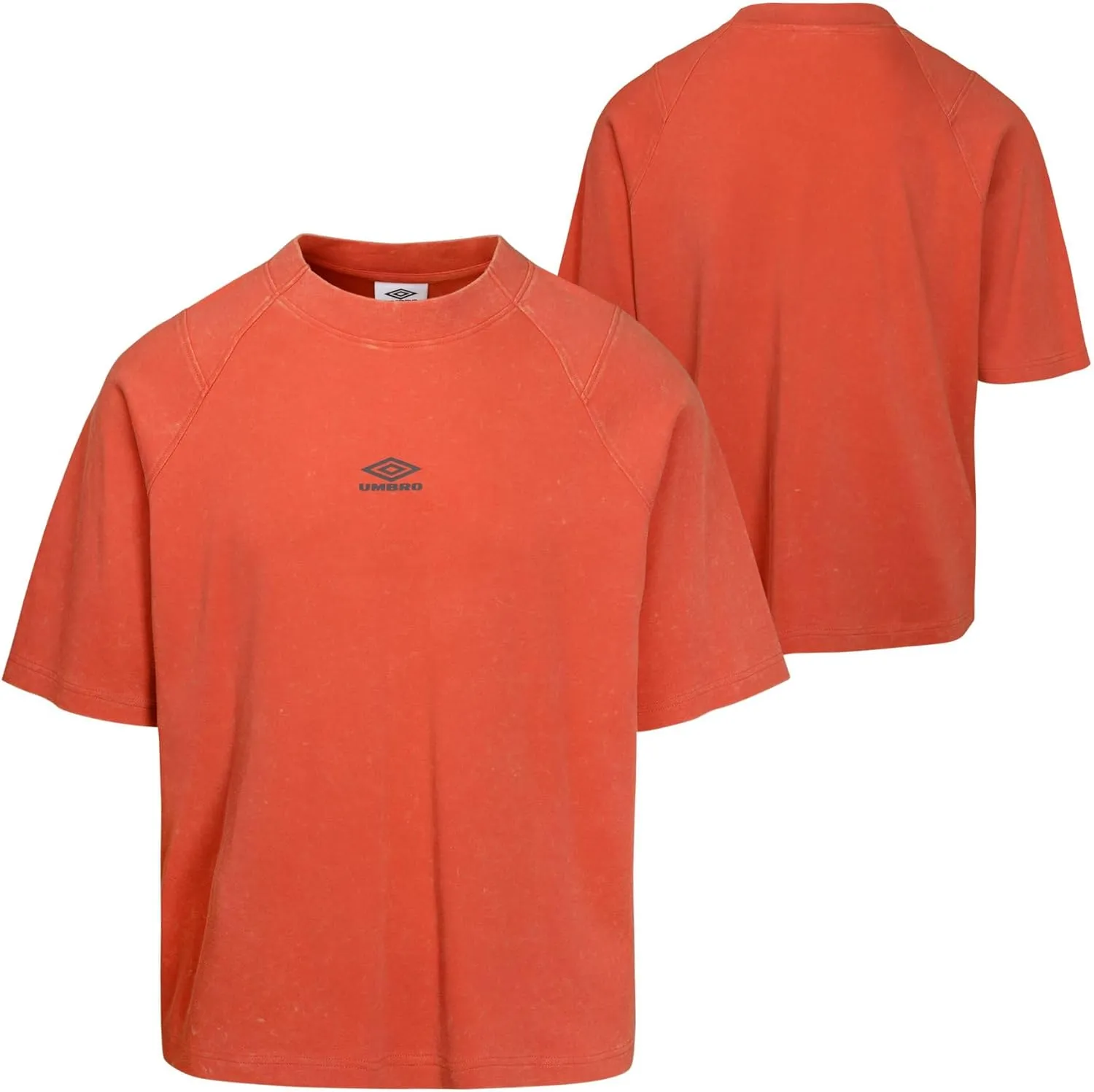 Umbro Men's Washed High Neck Boxy T-Shirt