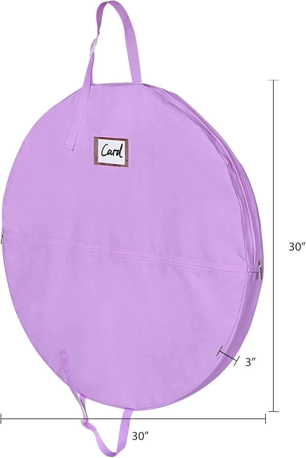 Univivi Tutu Dress Garment Bag, 30 Inch Dance Clothes Bag for Hanging Clothes, Girls Cheer Uniform Bag with Inner Buckle Strap and Handle Strap - Purple