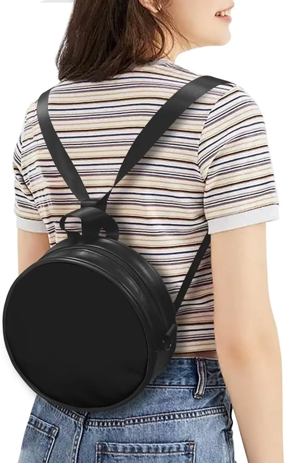 Upetstory Small Crossbody Round Purse for Women Teen Girls Shoulder Bag