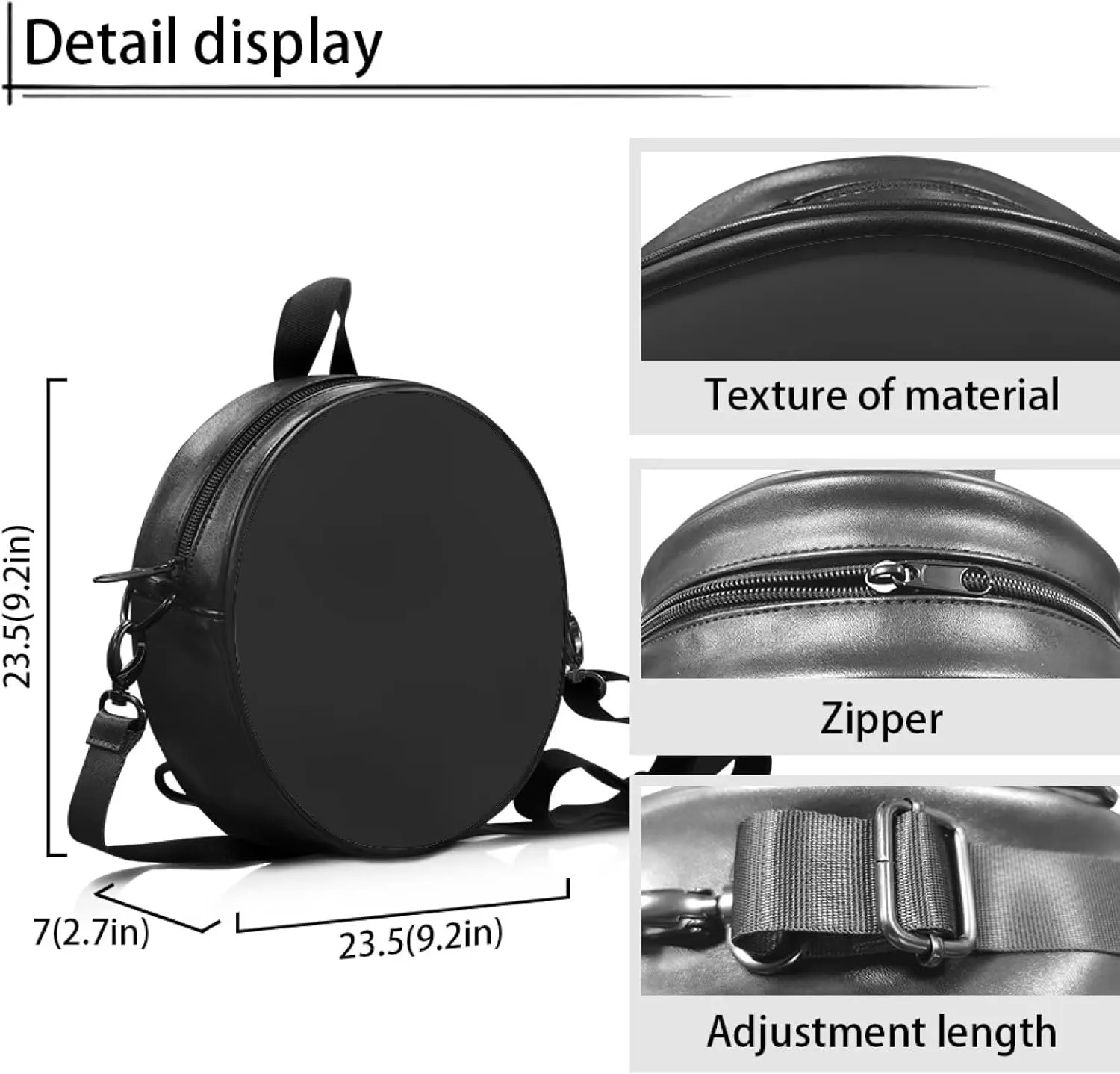 Upetstory Small Crossbody Round Purse for Women Teen Girls Shoulder Bag