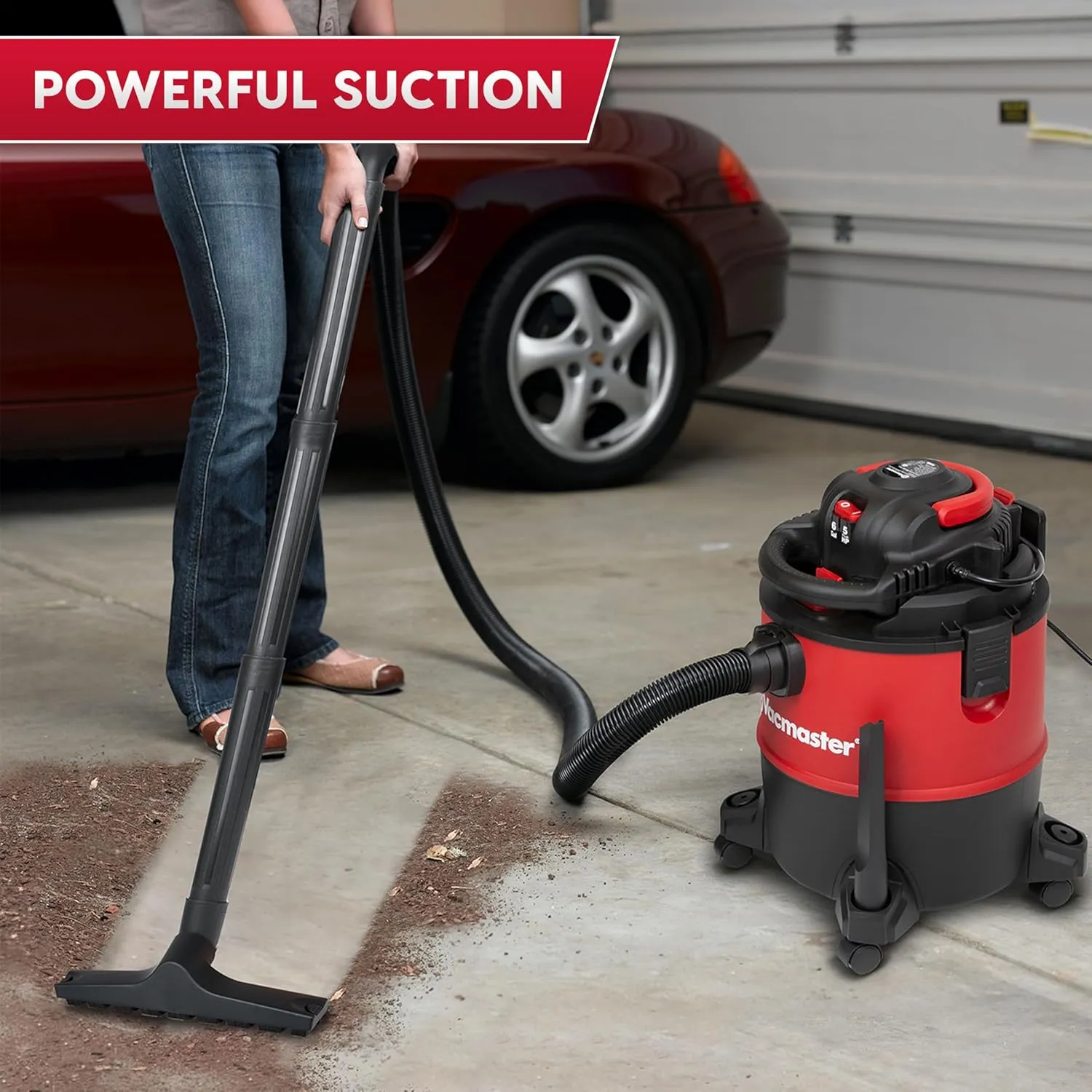 Vacmaster 6-Gallon* Wet/Dry Vacuum with Detachable Blower – VBVB611PF 1101