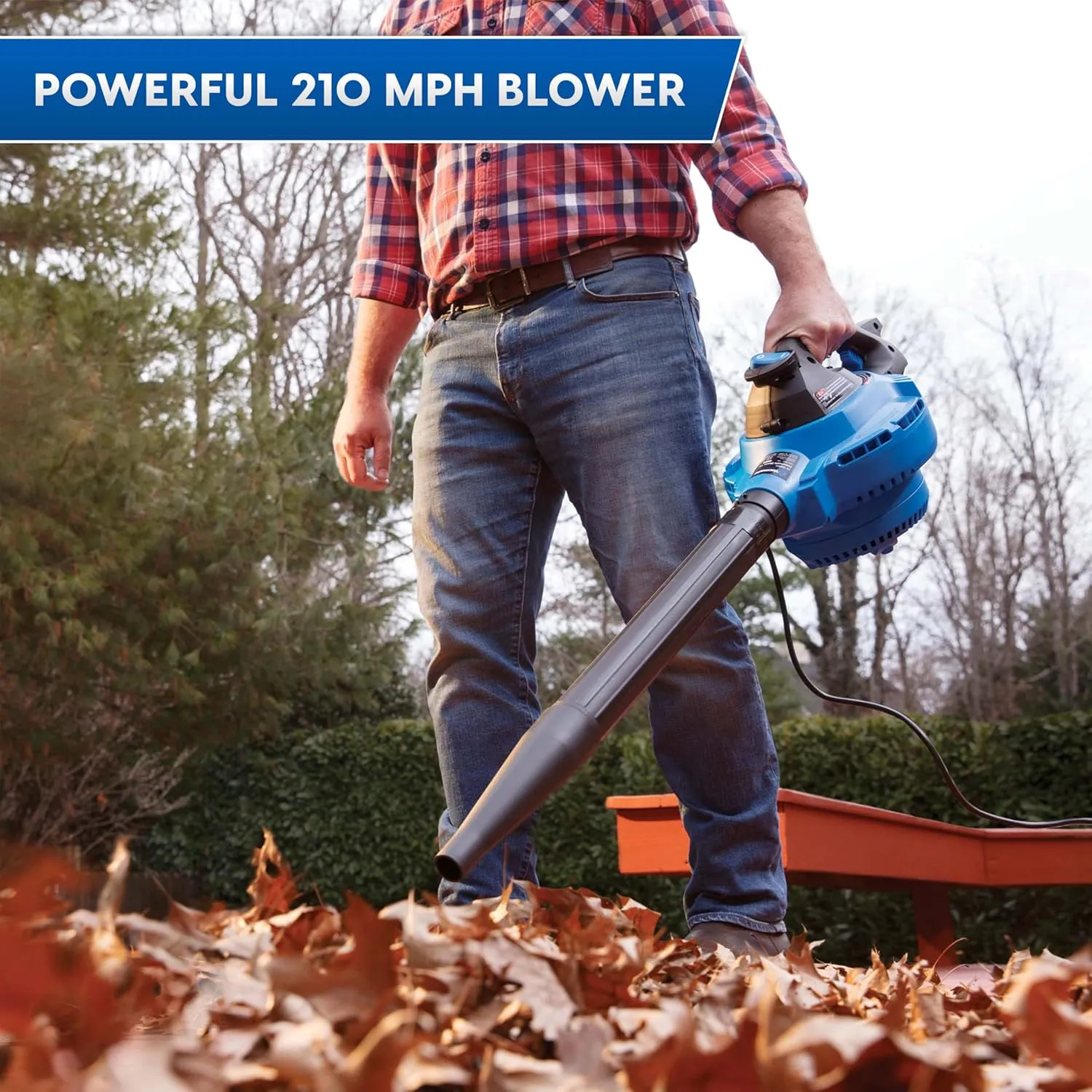 Vacmaster Blue Line 12-Gallon* 5 Peak HP† Wet/Dry Vacuum with Detachable Blower VBV1210