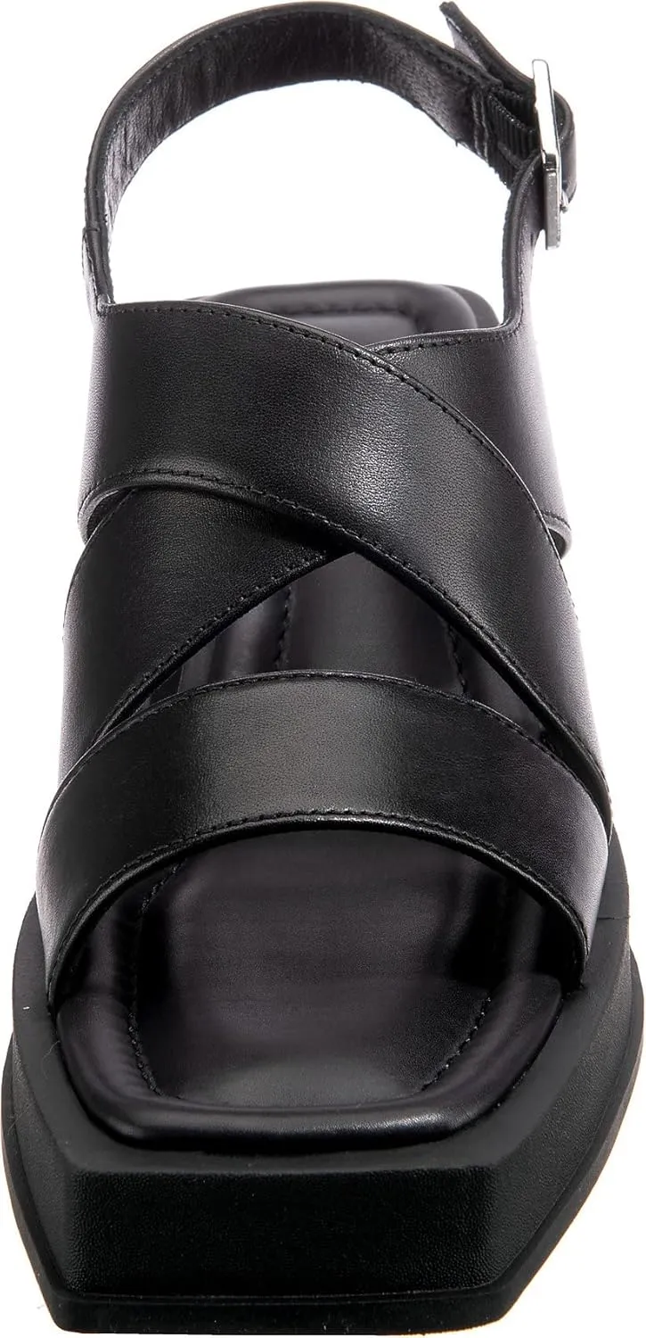 Vagabond womens Hennie Leather Cross Sandal