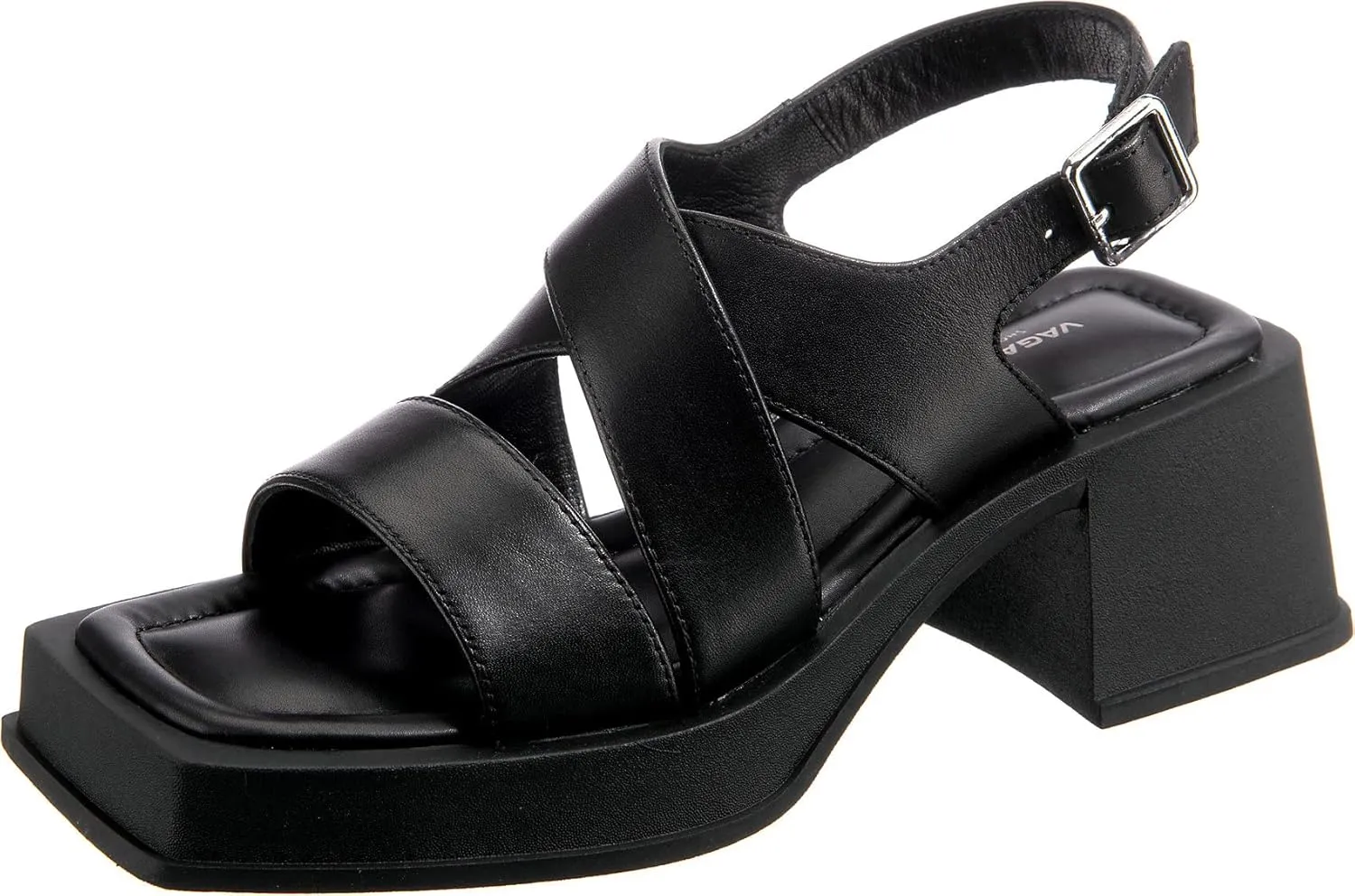 Vagabond womens Hennie Leather Cross Sandal