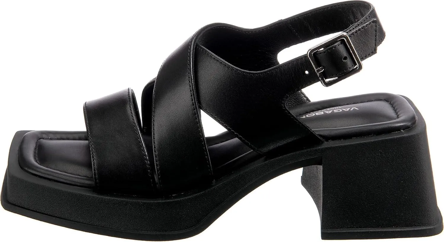 Vagabond womens Hennie Leather Cross Sandal