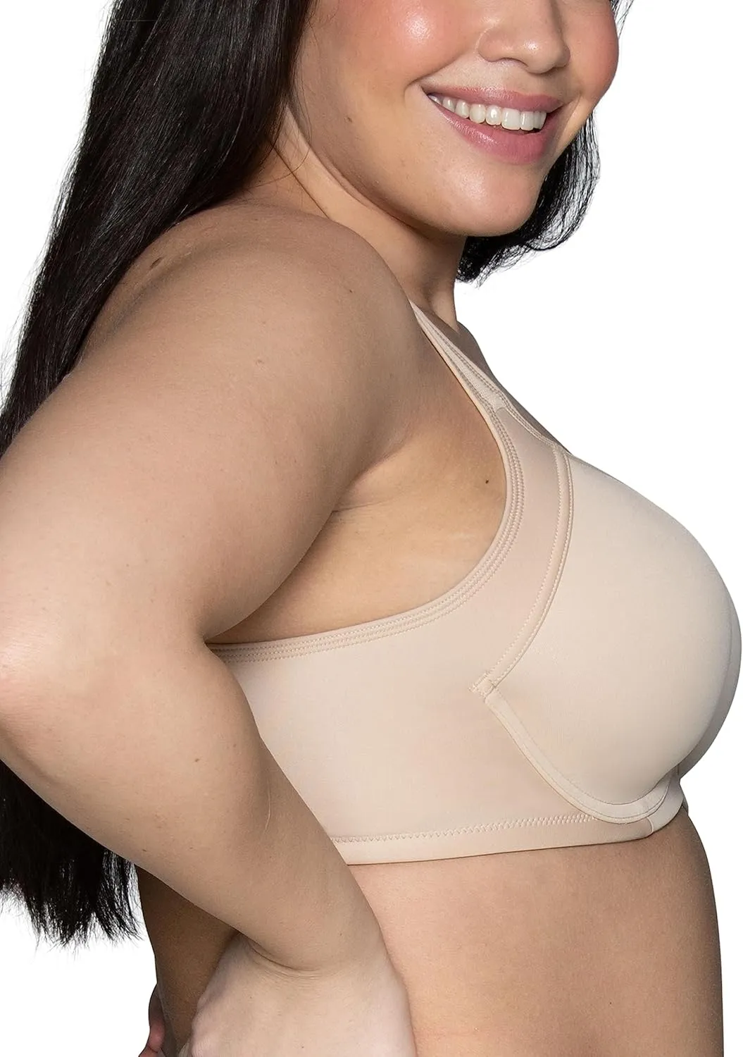 Vanity Fair Women's Medium Impact Sports Bras for Women, Breathable, Moisture Wicking, Padded Cups up to DDD