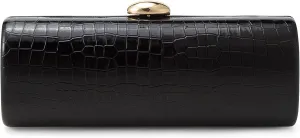 Vegan PU Leather Evening Clutch Purses Crocodile Pattern Handbags Formal Envelope Shoulder Bags for Party Wedding Prom