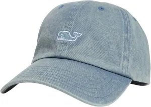 vineyard vines Men's Garment-Washed Classic Whale Baseball Hat