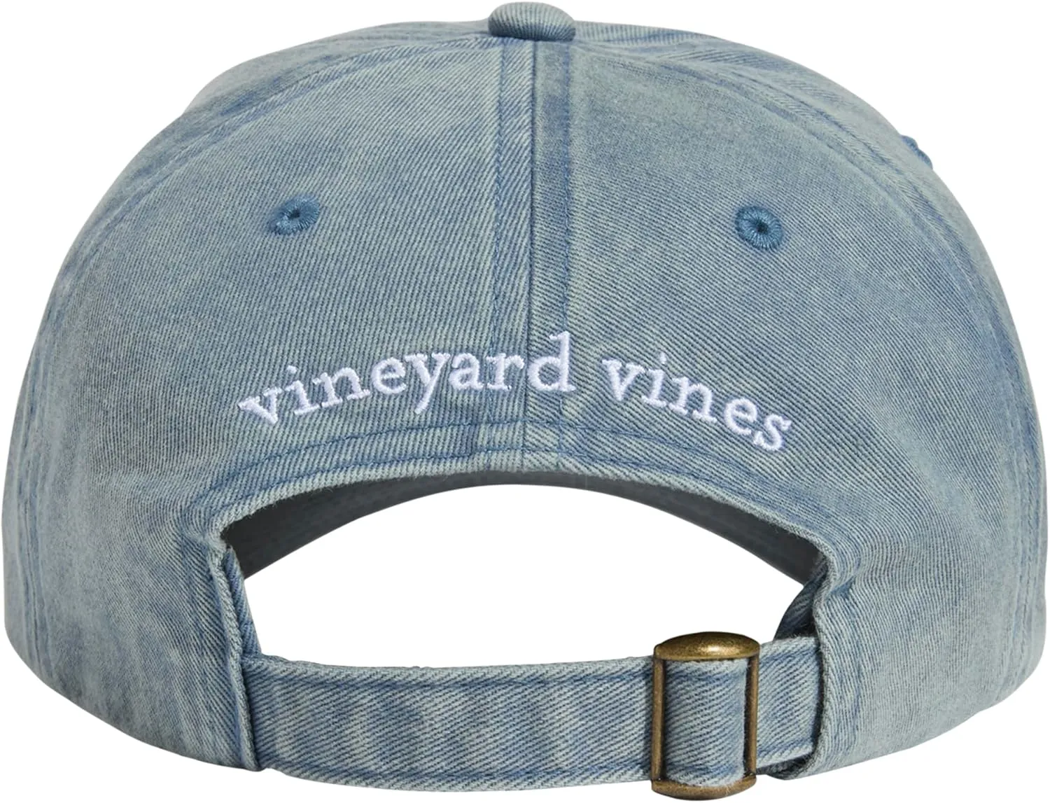 vineyard vines Men's Garment-Washed Classic Whale Baseball Hat