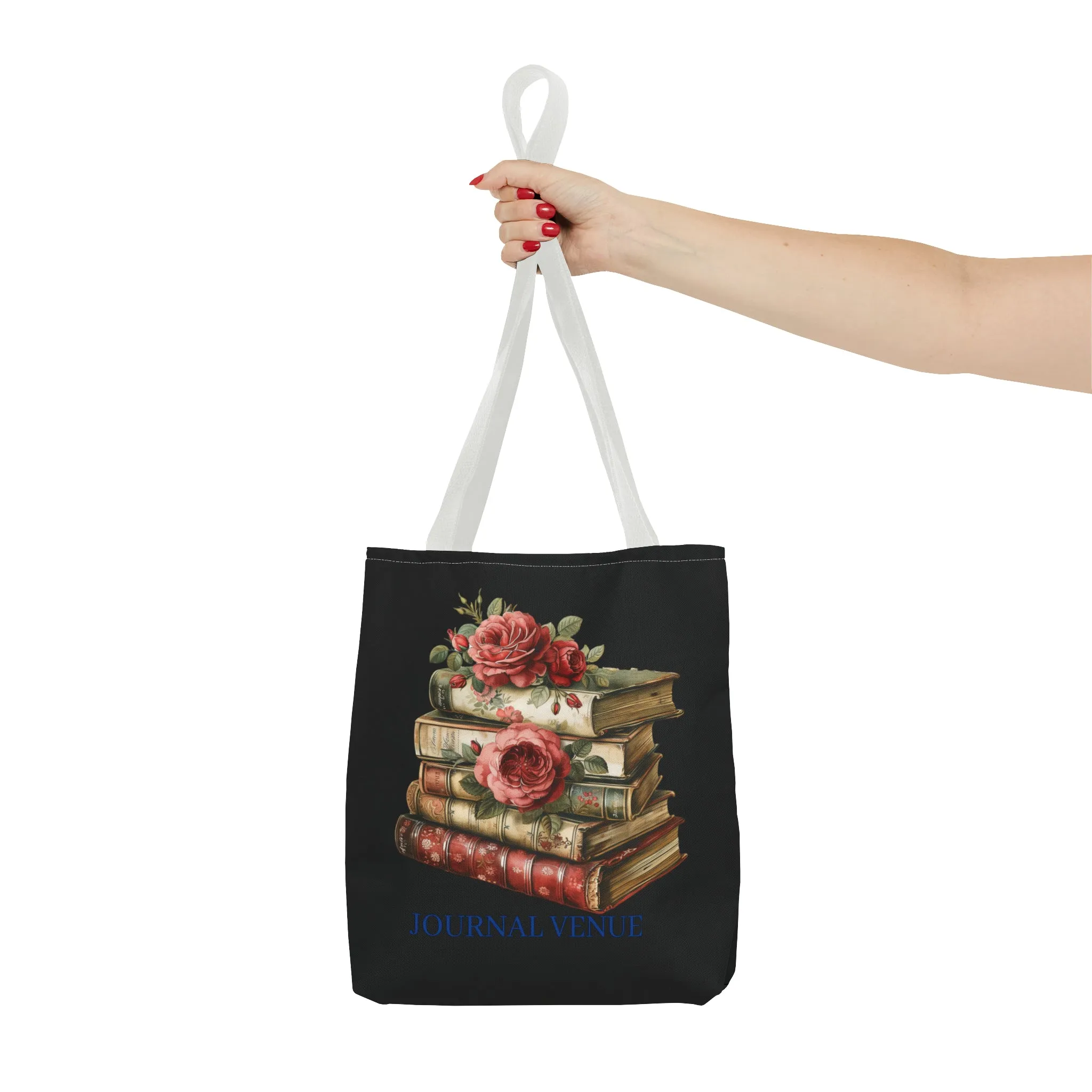 Vintage-Style Bookish Tote Bag