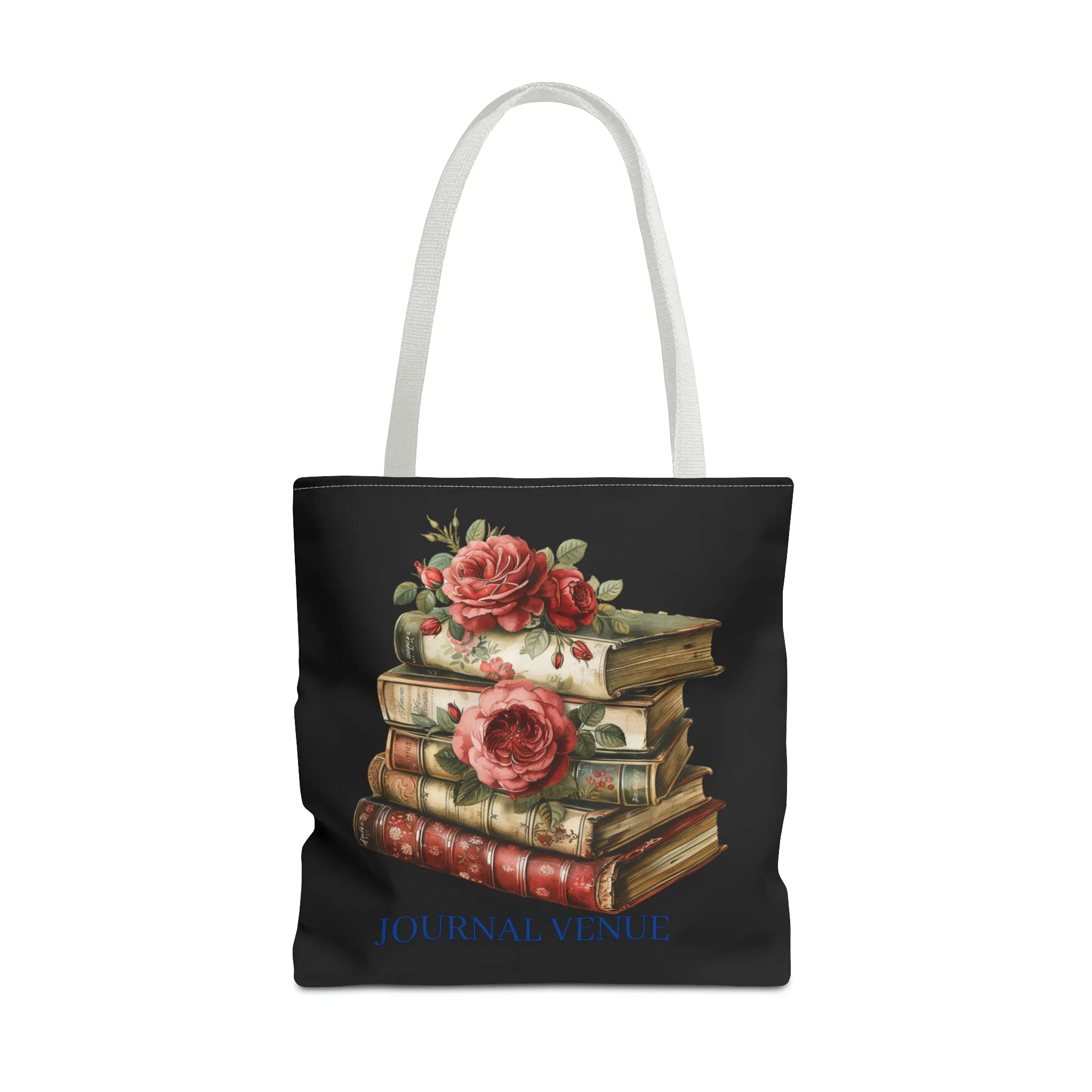 Vintage-Style Bookish Tote Bag