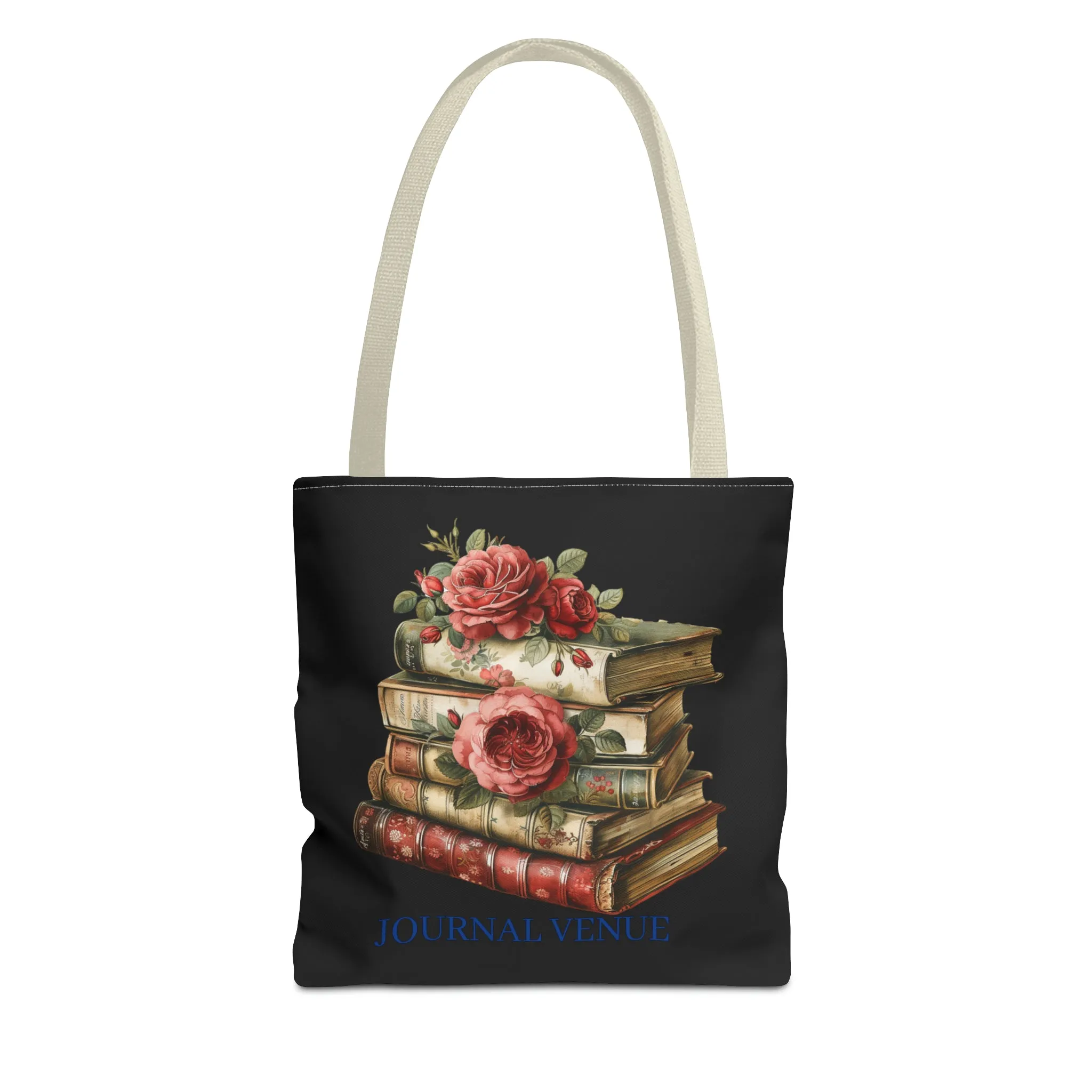 Vintage-Style Bookish Tote Bag