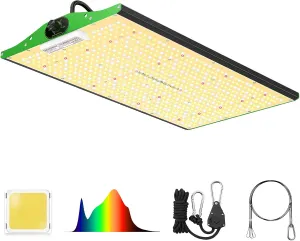 VIPARSPECTRA P2000 LED Grow Lights for Seed Starting Vegetables Bloom, 250 Watt Dimmable Plant Light Dimming Daisy Chain Grow Lights for Indoor Plants Full Spectrum in 4x2/3x3 Grow Tent