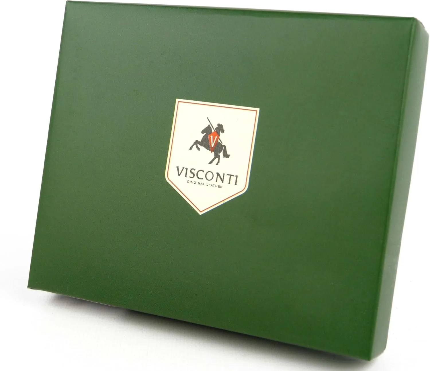 Visconti Men's Premium Compact Leather Wallet By In Or Brown Coin Section