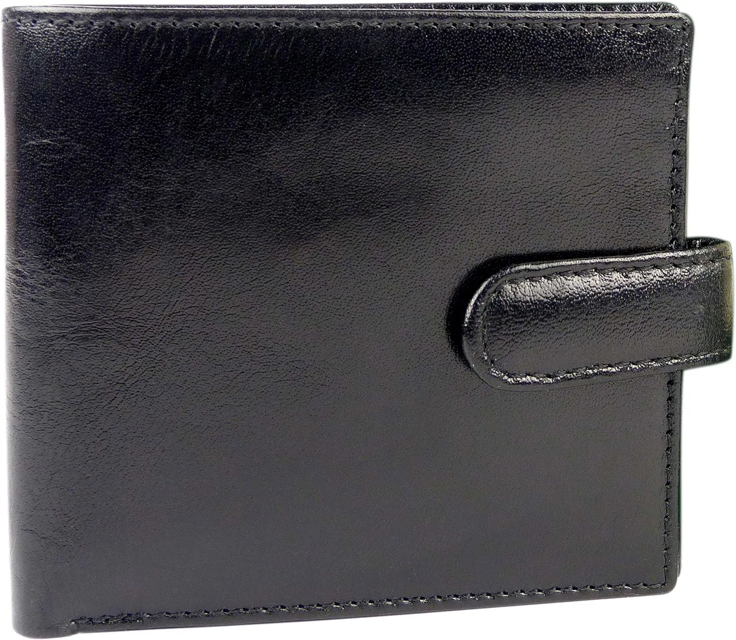 Visconti Men's Premium Compact Leather Wallet By In Or Brown Coin Section