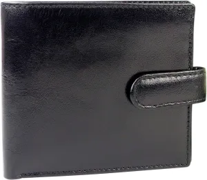 Visconti Men's Premium Compact Leather Wallet By In Or Brown Coin Section