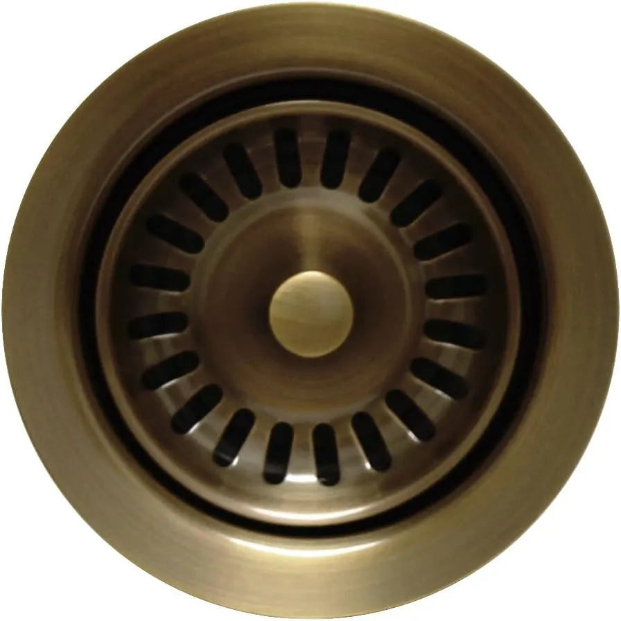 Waste Disposer Trim for Deep Fireclay Sinks Finish: Antique Brass
