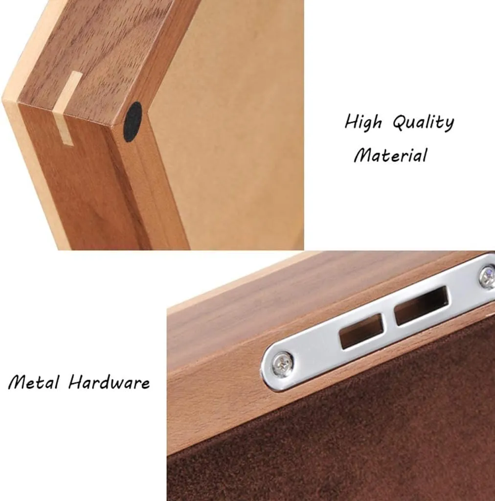 Watch Display Box Men's Watch Display Stand Wooden 10-Slot Women's Jewelry Bracelet with Lockable Metal Lock, Size(