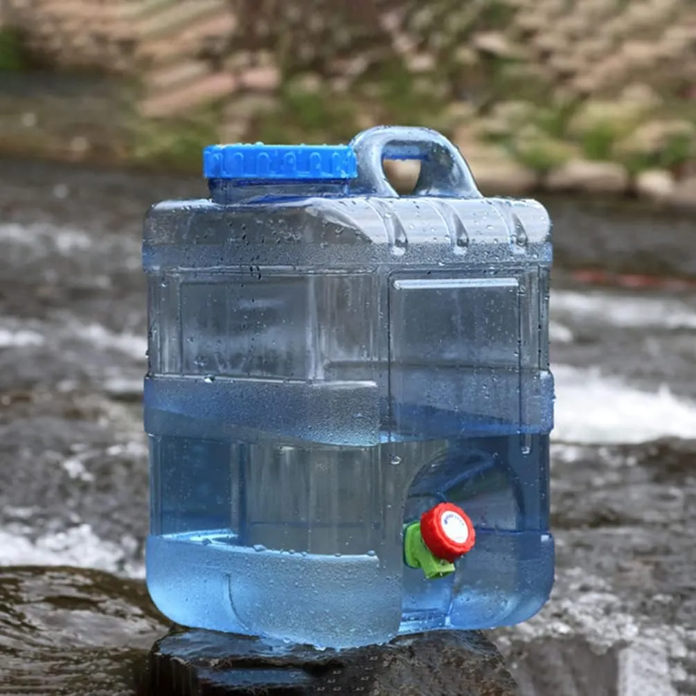 Water Bottle 2.6 Gallon Portable Water Containers with Handle Large Capacity Water Jug Large Reusable Motivational Jug for Camping Outdoor Sports Travel