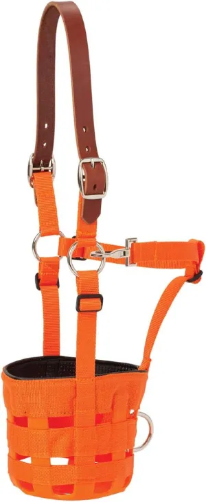 Weaver Leather Grazing Muzzle, Blaze Orange, Small Horse