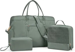 Weekender Bags for Women Travel, Travel Bag with Shoe Compartment, Overnight Duffel Bag with Wet Pocket & Trolley Sleeve