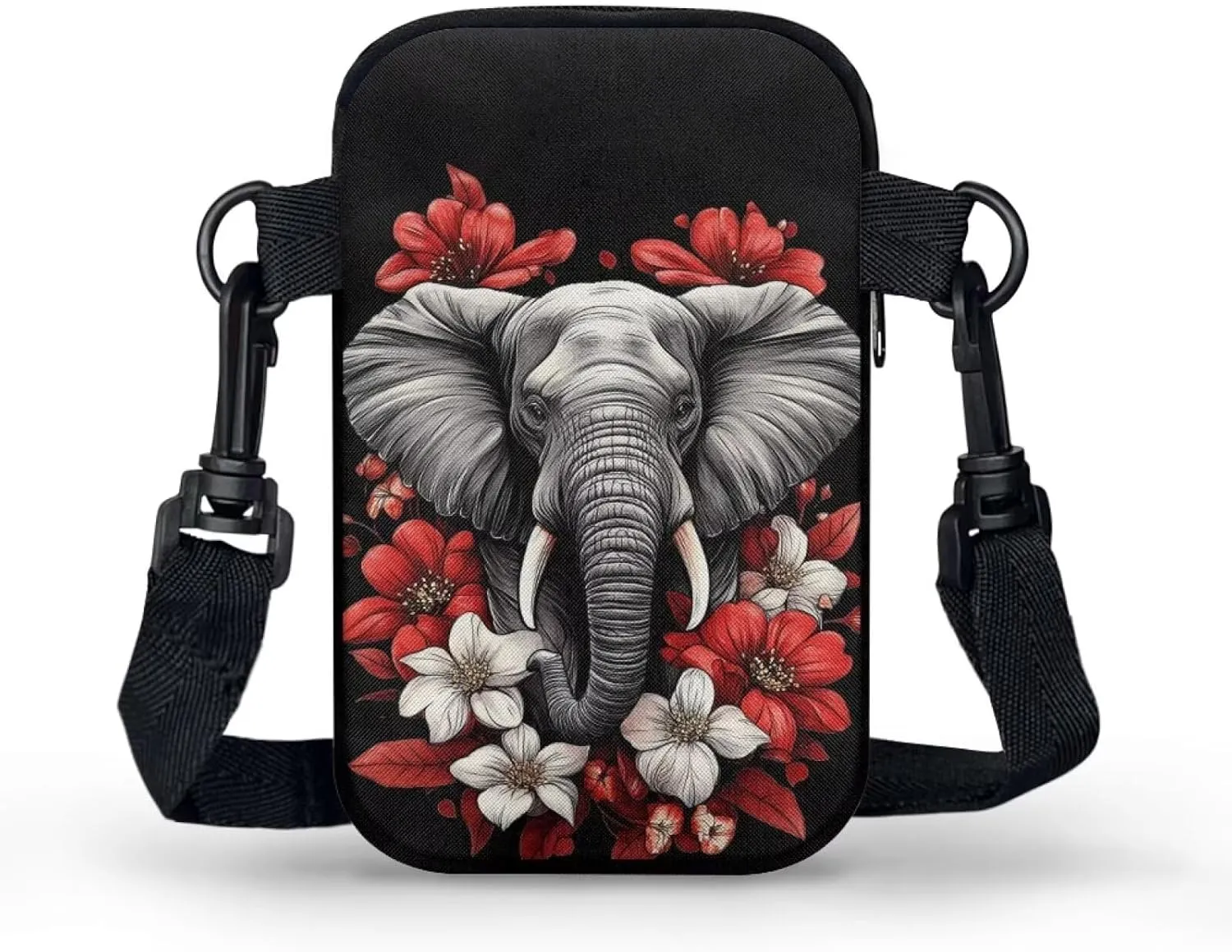 WELLFLYHOM Mini Crossbody Bag Phone Purses Wallet for Women Canvas Messenger Pouch