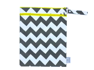 Wet & Dry Bag Gray Chevron