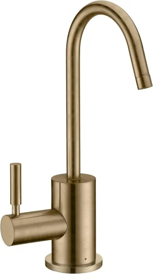 Whitehaus Collection Hot Water Point of Use Faucet Antique Brass Antique