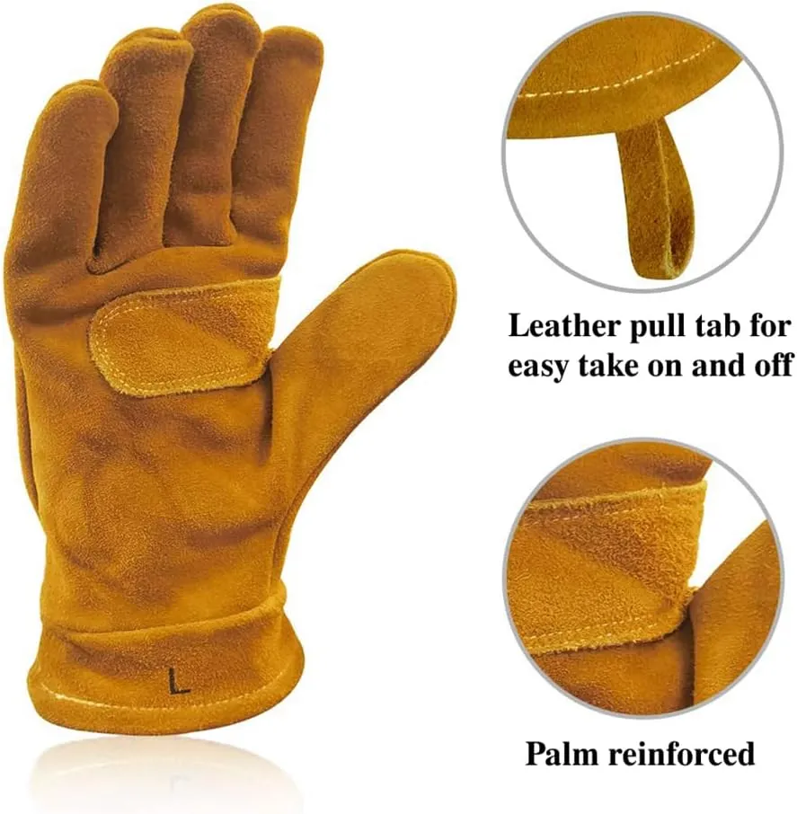Wildland Fire Fighter Glove,NFPA 1977 Heat Resistance,Flame Resistance,Fire-fighting Gloves for Safety and Protection