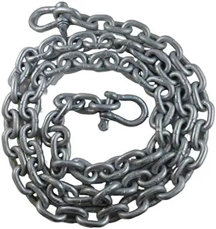 Windlass 3/8" x 6' ISO G4 Anchor Chain HDG with Galvanized Shackles