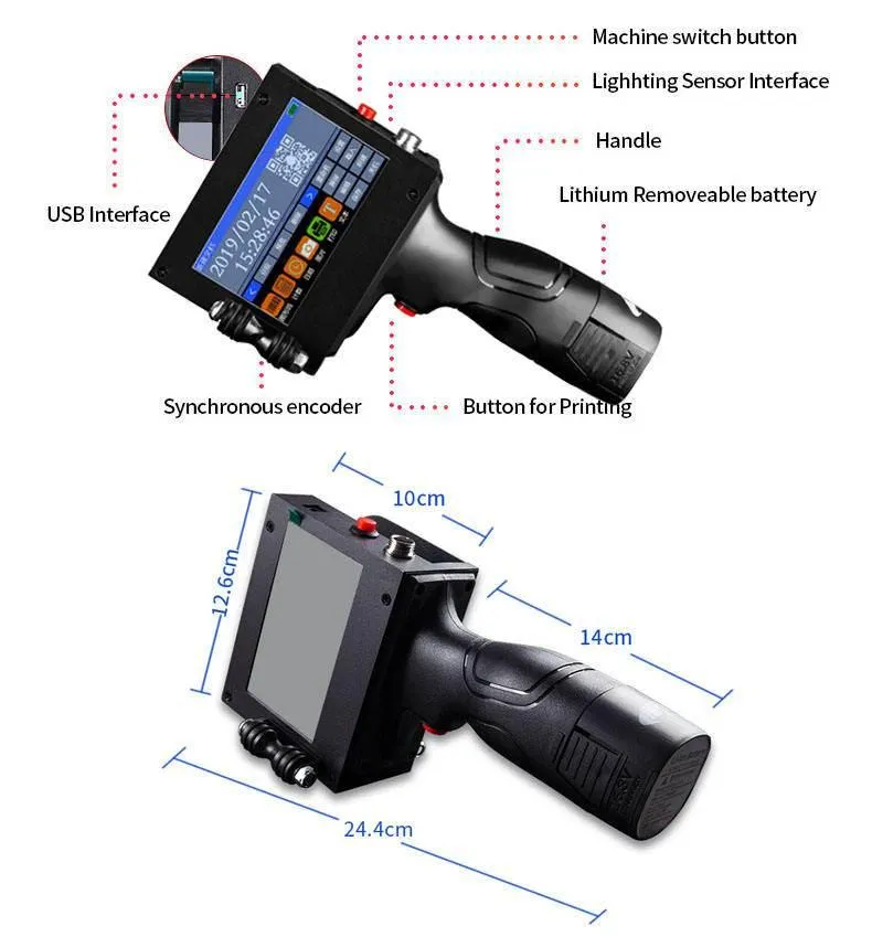 Wireless Mini Handheld Printer - Automatic Portable Printing Device