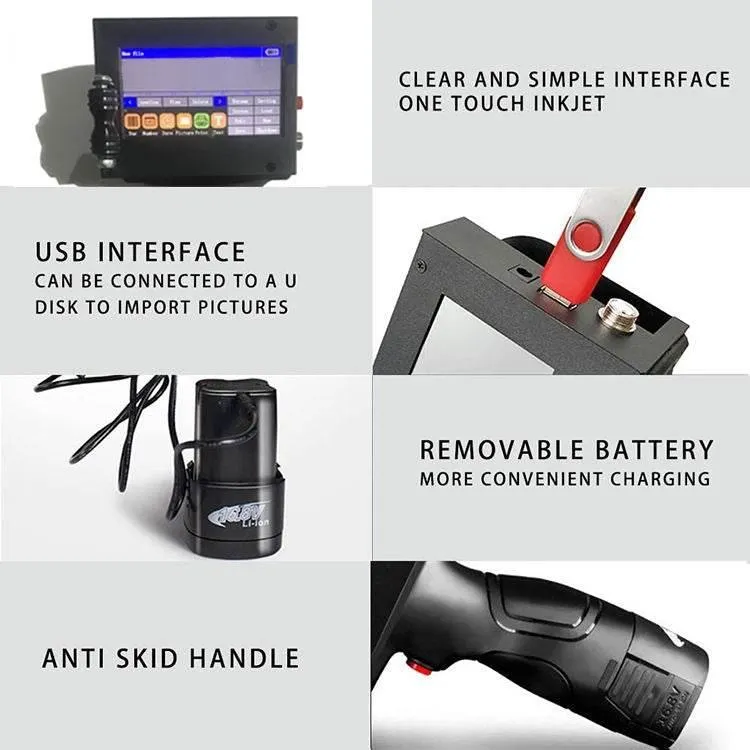 Wireless Mini Handheld Printer - Automatic Portable Printing Device