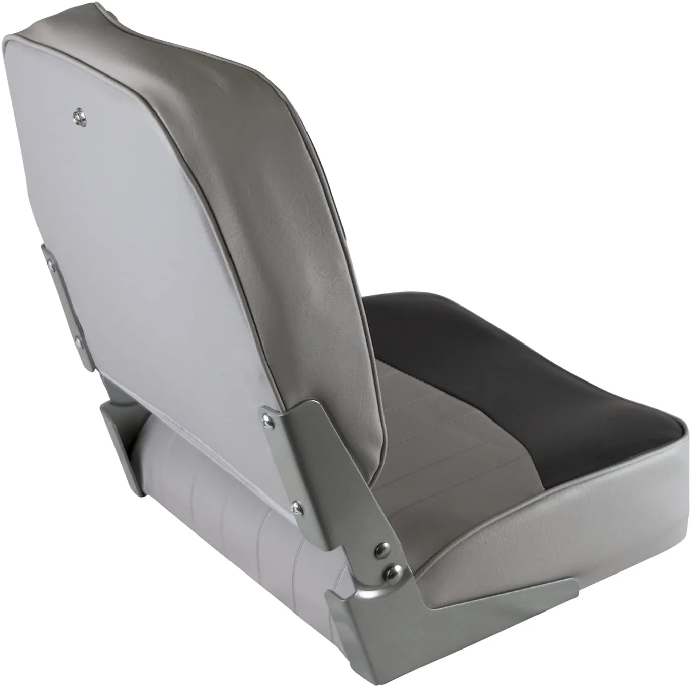 Wise 8WD734PLS-664 Standard Low Back Boat Seat, Grey/Charcoal