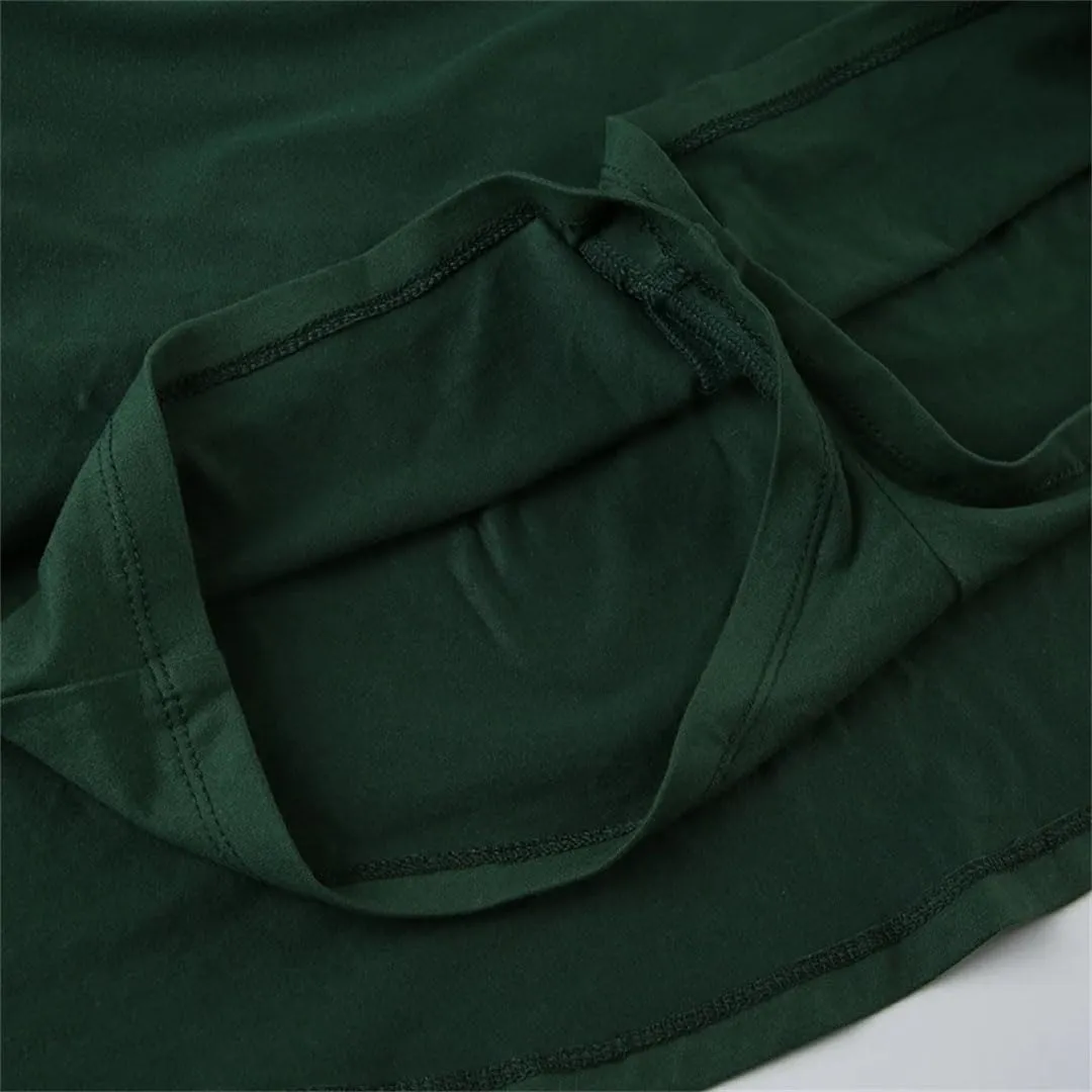 Women Tennis Style Spaghetti Strap Mini Dress Letter Print Contrast Color Sleeveless Short Dresses