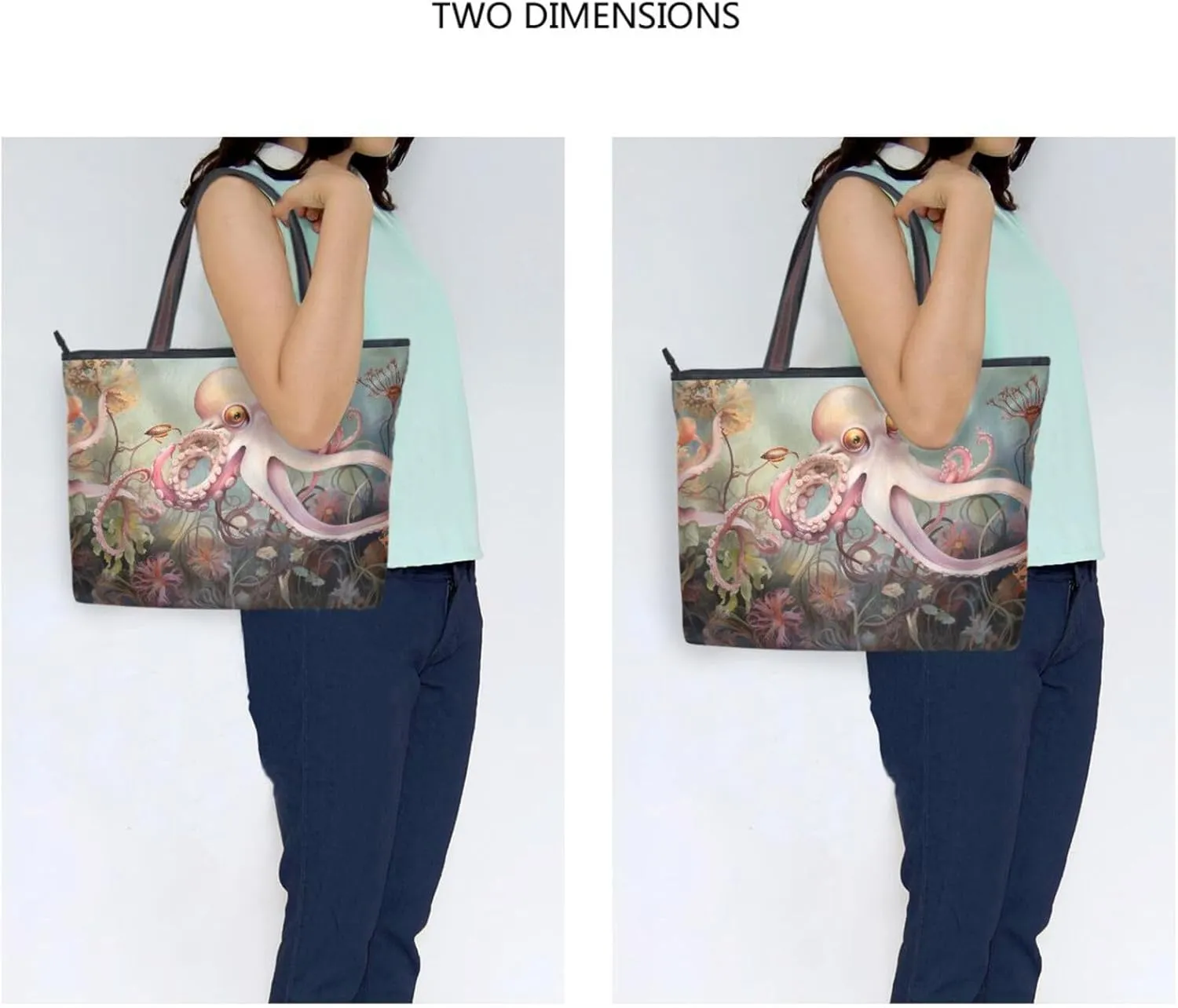 Women Tote Bag, Large Shoulder Hobo Bags Casual Handbags Big Capacity Shopping Work Bag for Vacation, 45