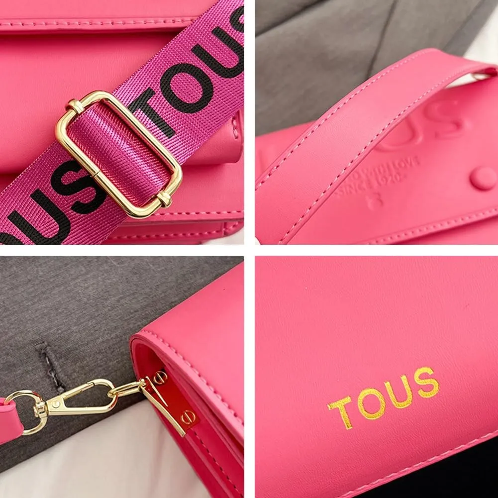 Women Trendy PU Leather Crossbody Bag Mini Square Shoulder Purse Solid Color Underarm Handbag Travel Commuting
