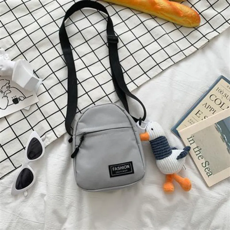 Women's & Men's & Mobile Fashion Mini Canvas One Crossbody Bags