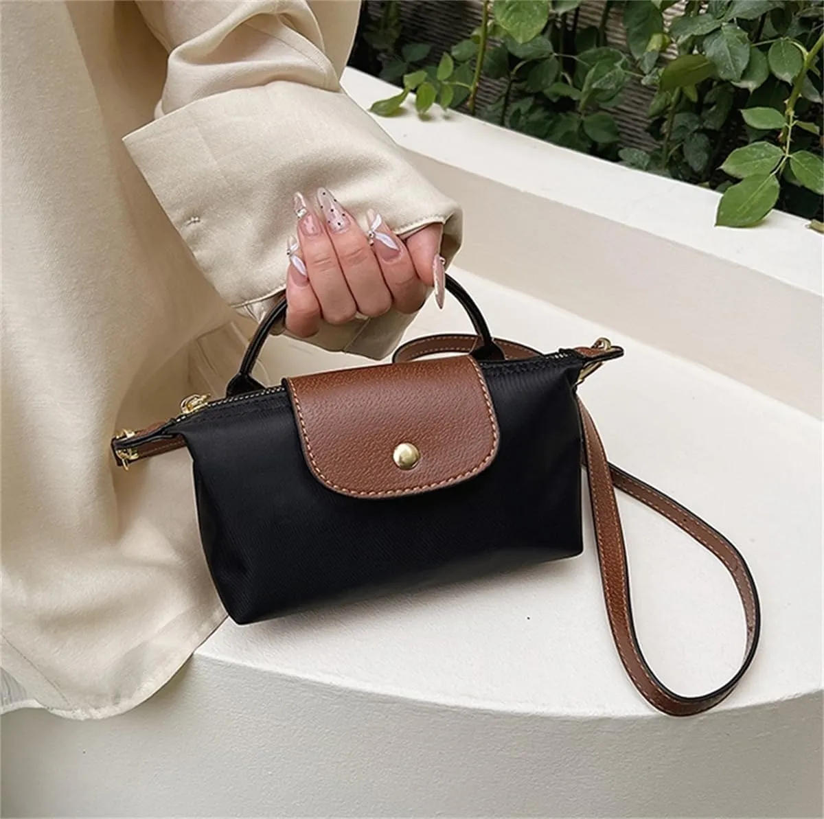 Women's Fashion Colorblock Mini Crossbody Bag,Small Lightweight Solid Color Square Bag,Adjustable Strap Fashion Handbag Purse