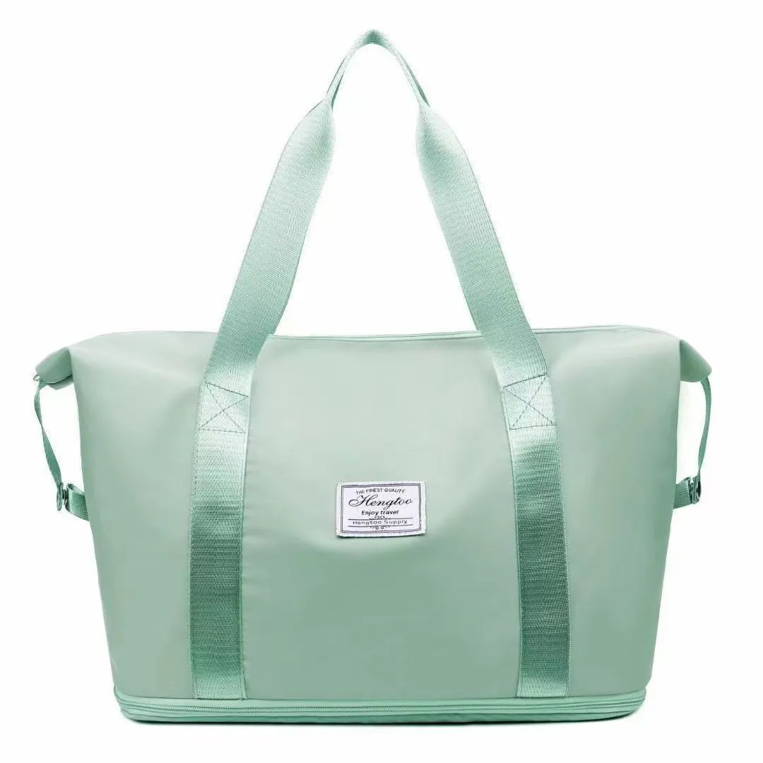 Women's Large Dry Wet Separation Extended Layer Korean Travel Bags