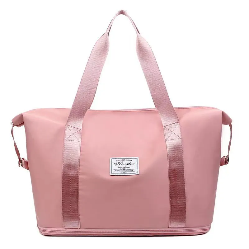 Women's Large Dry Wet Separation Extended Layer Korean Travel Bags