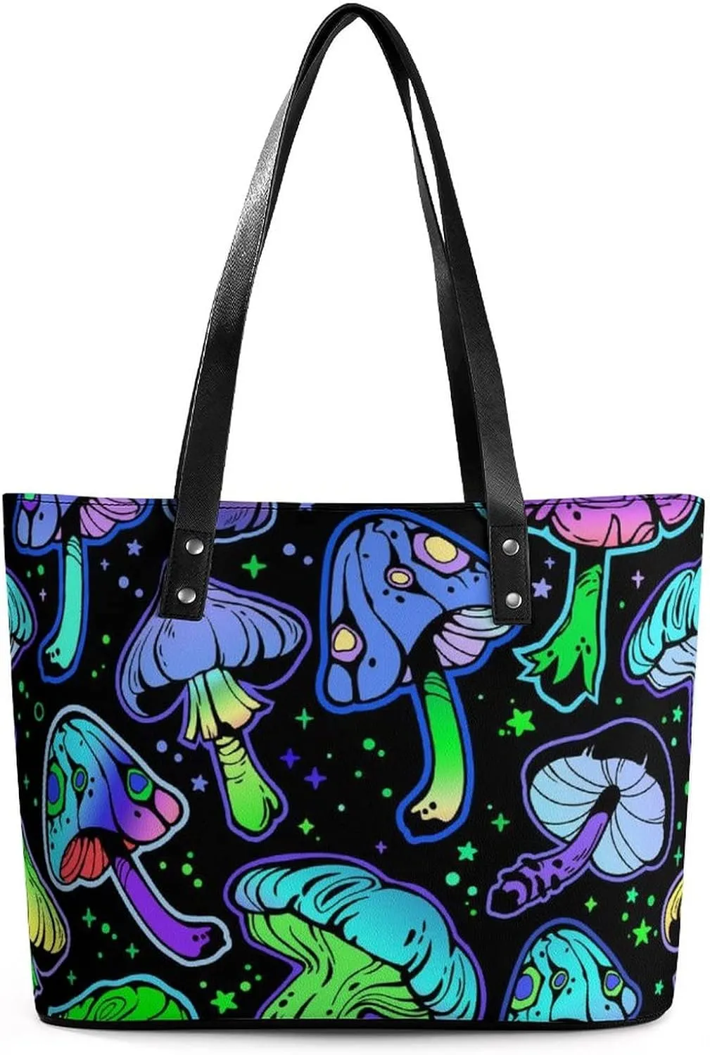 Women's Leather Large Capacity Work Tote Bags Handbags Big Commuter Bag