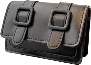Women's Mini Square Saddle Bags Y2K Buckle Handbag Shoulder Crossbody Underarm Purse Tote Bag