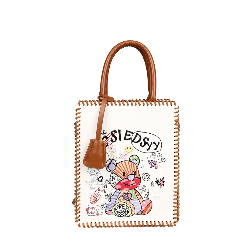 Woven Fashion Printed Handmade Material National Crossbody Bags