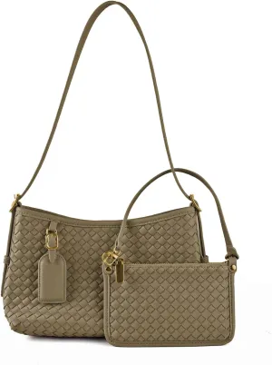 Woven Tote Bag for Women Handbags for Women Purses for Ladies Fashion Shoulder Top-handle Bag All-Match Underarm Bag